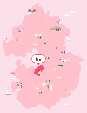 성남시 지도