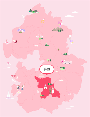 용인시 지도