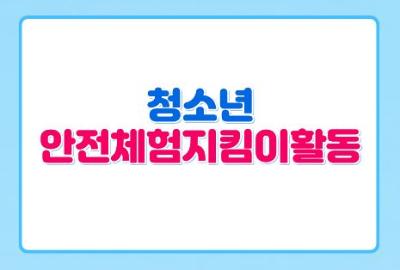 안산청소년문화의집 청소년안전체험지킴이활동 대표 이미지
