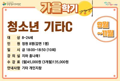 [감면]청소년기타C_가을학기[사회교육_단원] 프로그램 사진 2