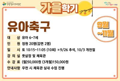 [감면]유아축구_가을학기[생활체육_단원] 프로그램 사진 1